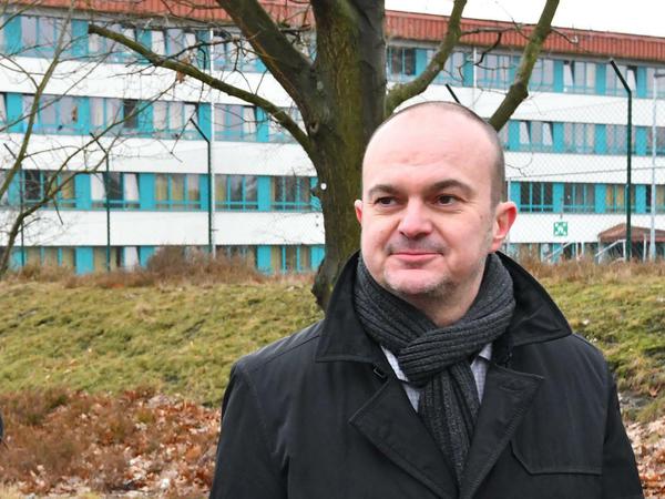 Frank Nürnberger leitet bis Anfang 2018 die Zentrale Erstaufnahmeeinrichtung für Asylbewerber in Brandenburg. 