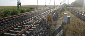 Ab dem „A“ gilt Tempo 70! Das Foto zeigt den Bahnhof Niedergörsdorf in der vergangenen Woche.