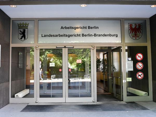 Das Landesarbeitsgericht Berlin-Brandenburg in Berlin-Tiergarten. 