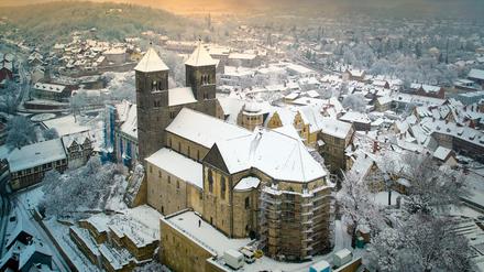 Zu jeder Jahreszeit einen Besuch wert: Quedlinburg mit dem über der Stadt thronenden Dom.
