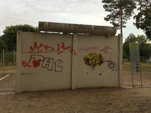 Mauerüberreste in Kladow.