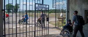 Eingang zur KZ-Gedenkstätte Sachsenhausen.