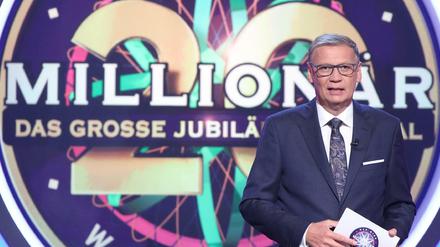 Günther Jauch ins der beliebteste TV-Quizmoderator der Nation. Seine Sendung "Wer wird Millionär" wird Anfang September 20 Jahre alt.