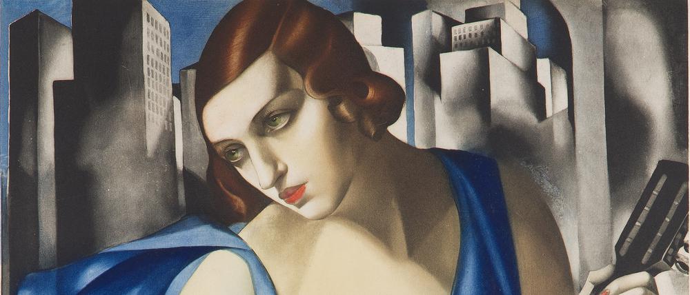 Inbegriff eines Zeitalters, Tamara de Lempickas „Frau im blauen Kleid“ (1933)