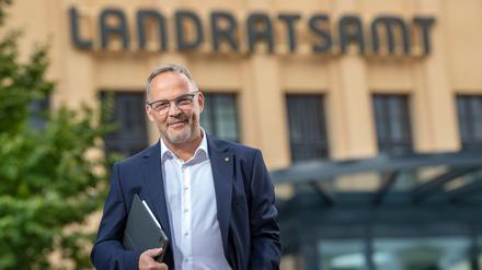 Seit 2022 ist Dirk Neubauer Landrat im Kreis Mittelsachsen. Er sagt: Politik muss eine Perspektive bieten.