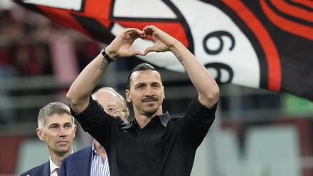 Zlatan Ibrahimovic gab beim AC Mailand nun sein Karriereende bekannt.
