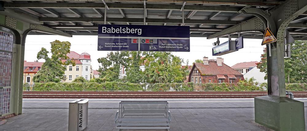 Der Vorfall ereignete sich am S-Bahnhof Babelsberg.