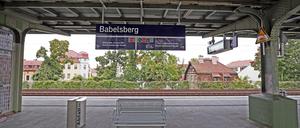 Der Vorfall ereignete sich am S-Bahnhof Babelsberg.