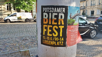 Von Donnerstag bis Samstag findet auf dem Luisenplatz in Potsdam das Bierfest statt. Foto: Hajo von Cölln