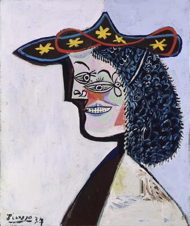  „Bildnis Nusch“ von 1937, mit dem Picasso die Frau des Surrealisten Paul Éluard verewigte.