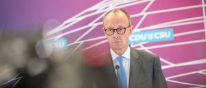 Will weiter Druck auf die Ampel machen: Friedrich Merz, der Fraktionsvorsitzende der CDU/CSU.