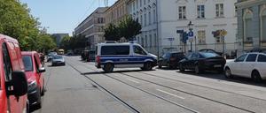 Credit: privat, Beschriftung: Am Montag kam es zu einem SEK-Einsatz in der Potsdamer Innenstadt