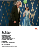 Jon-Kaare Koppe als "Der Geizige" in Molières Komödie am Hans Otto Theater. Foto: Thomas M. Jauk