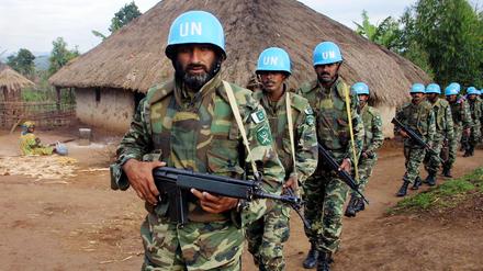 UN-Blauhelmsoldaten in der Demokratischen Republik Kongo (Archivbild). 