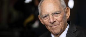 Wolfgang Schäuble (CDU), ehemaliger Bundestagspräsident, nimmt an einem Festakt anlässlich seines 80. Geburtstags teil.