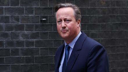 Der britische Ex-Premier David Cameron ist neuer Außenminister.