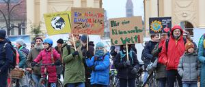 Klimastreik am Luisenplatz im März 2023.