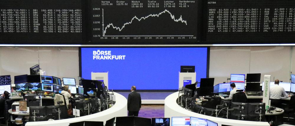 Blick in die Frankfurter Börse 