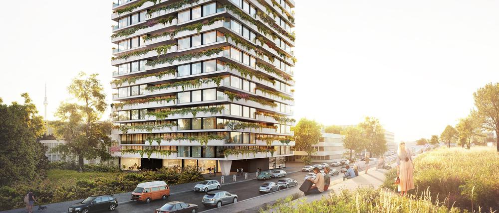 Hochhaus-Bauprojekt „Pionier“ von Zanderroth GmbH in Berlin