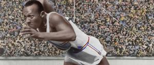 Jesse Owens war der umjubelte Sprintstar bei den Spielen 1936 in Berlin.