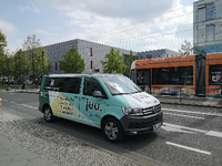 Dieser Minibus ist nächste Woche im Bornstedter Feld unterwegs. Foto: ViP, 2022