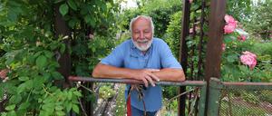 Udo Weberchen ist seit 26 Jahren Vorsitzender des Kleingartenvereins „Pfingstberg e.V.“.