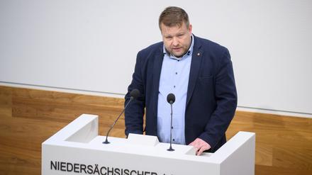Der niedersächsische Landtagsabgeordnete Marcel Queckemeyer (AfD).