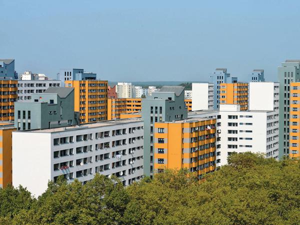Berlin hat Tradition im Bau von Sozialwohnungen, wie hier im Märkischen Viertel im Bezirk Reinickendorf, das in den Jahren 1963 bis 1974 errichtet wurde.