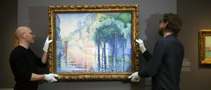 Das Bild „Rio San Trovaso, Venedig“ von Henri-Edmond Cross hängt jetzt in Potsdam