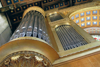 Die Woehl-Orgel in der Friedenskirche Potsdam. Foto: Andreas Klaer