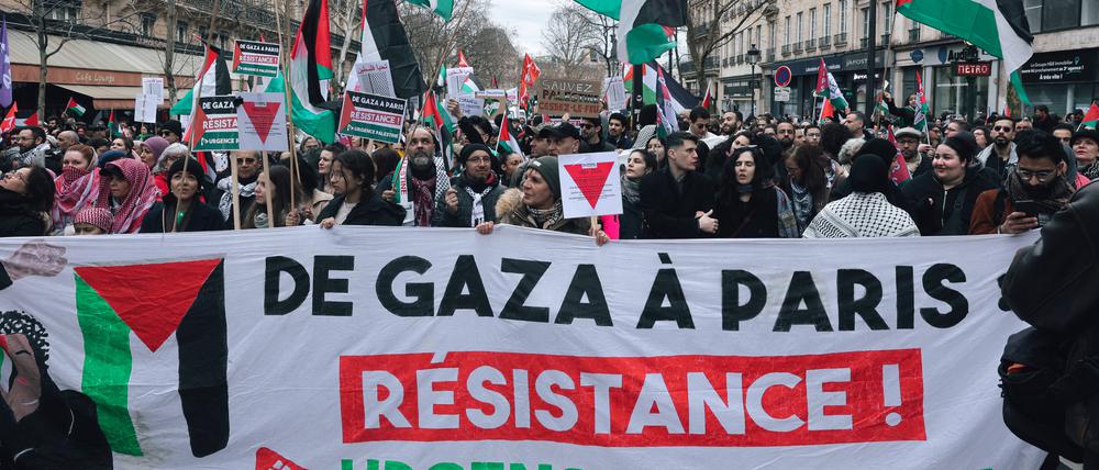 Für die Spiele in Paris ist mit mehreren Pro-Palästina-Protestzügen zu rechnen.