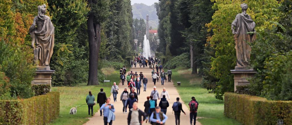 Kommt ein Pflichteintritt für den Park Sanssouci. 