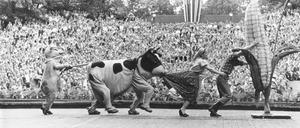 Die Parkfestspiele Sanssouci zu Gast in der Parkoper, Mai 1959.