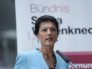 Parteivorsitzende, Sahra Wagenknecht, in Berlin