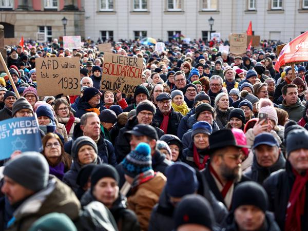 Es handelte sich um die größte Potsdamer Demonstration seit vielen Jahren.