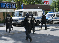 Polizeieinsatz in Berlin und Brandenburg