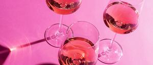 Die Hoffnung ist Pink: Während der Weinkonsum insgesamt zurückgeht, steigt die Beliebtheit von Rosé.