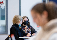 In Brandenburgs Schulen muss im Unterricht keine Maske mehr getragen werden (Symbolbild). Foto: dpa