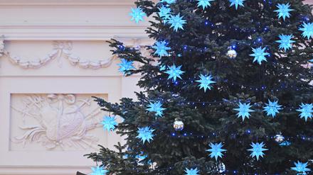Weihnachtsmarkt „Blauer Lichterglanz“ 2023.