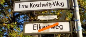 Elkartweg weg, Erna-Koschwitz-Weg neu.