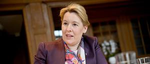 Franziska Giffey (SPD), Berliner Senatorin für Wirtschaft, Energie und Betriebe, spricht im Interview.