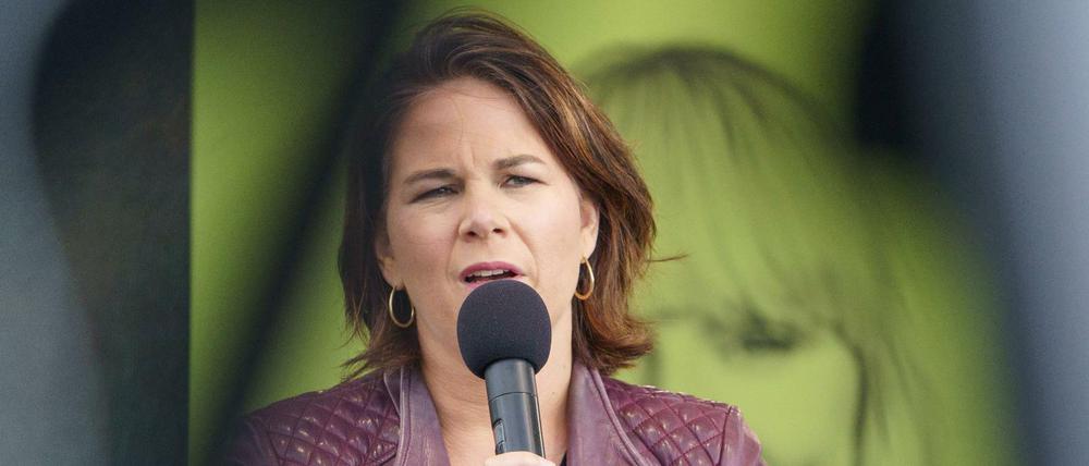 Die Kanzlerkandidatin der Grünen, Annalena Baerbock.