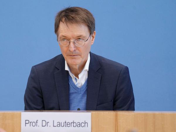 Unter Lieferdruck: Gesundheitsminister Karl Lauterbach 
