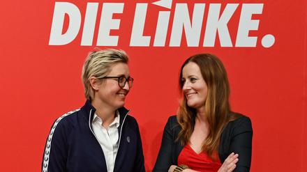 Designierte Linken-Chefinnen Susanne Hennig-Wellow (links), Janine Wissler.