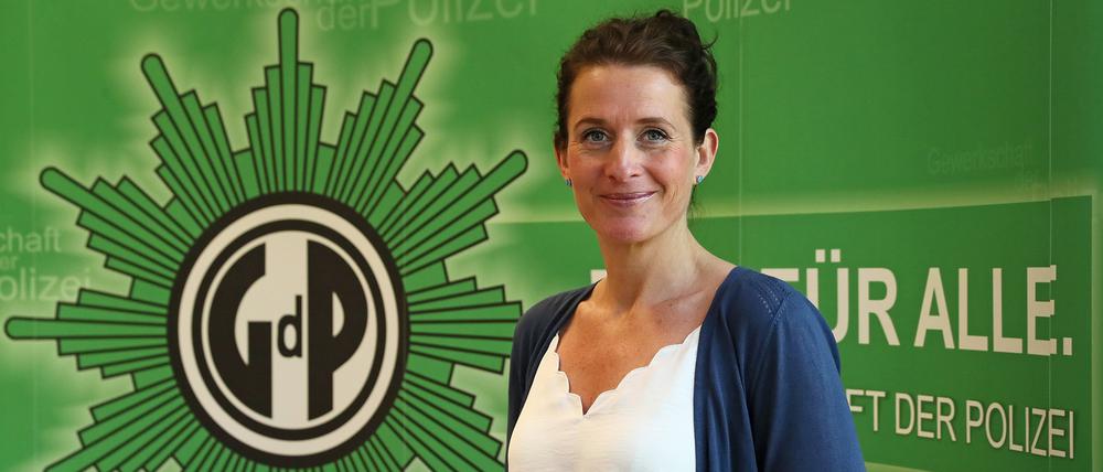 Anita Kirsten ist Chefin der Gewerkschaft der Polizei in Brandenburg.