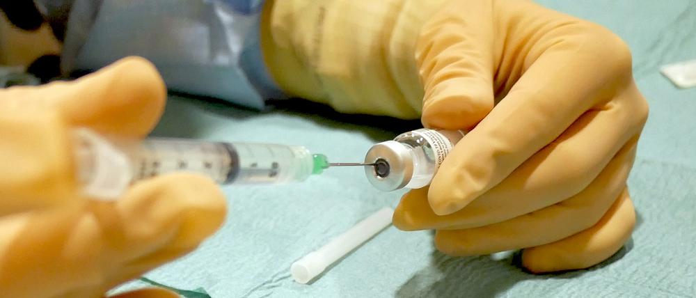 Im Bergmann-Klinikum wurden schon fast 1500 Mitarbeiter geimpft. 