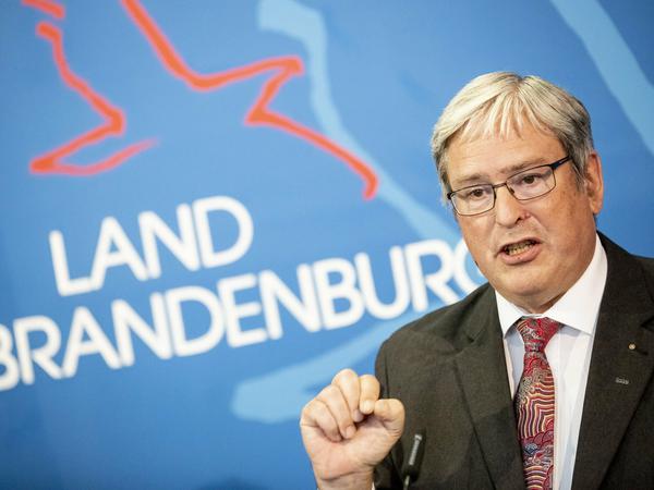 Jörg Steinbach (SPD), neuer Wirtschaftsminister in Brandenburg.