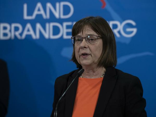 Brandenburgs Gesundheitsministerin Ursula Nonnemacher (Bündnis90/Die Grünen).