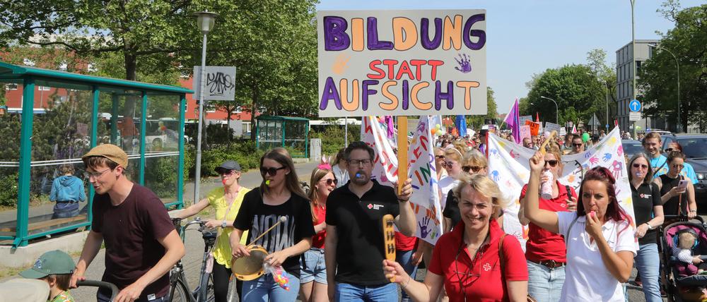 Im Mai wurde schon einmal in Potsdam demonstriert.