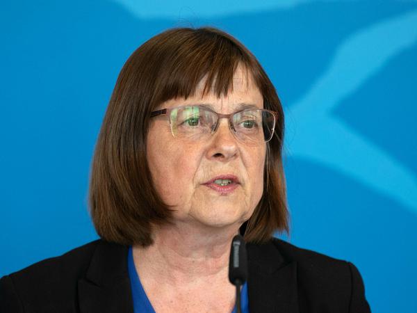 Ursula Nonnemacher (Bündnis 90/Die Grünen), Ministerin für Soziales, Gesundheit, Integration und Verbraucherschutz in Brandenburg. 